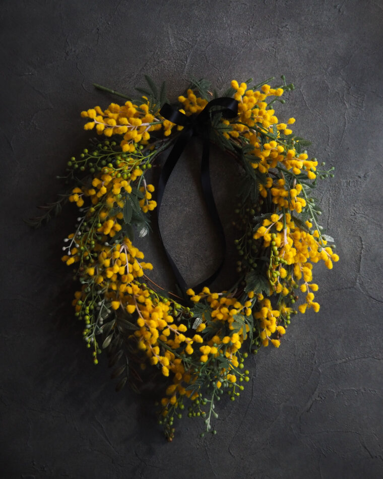 ミモザのリースレッスン