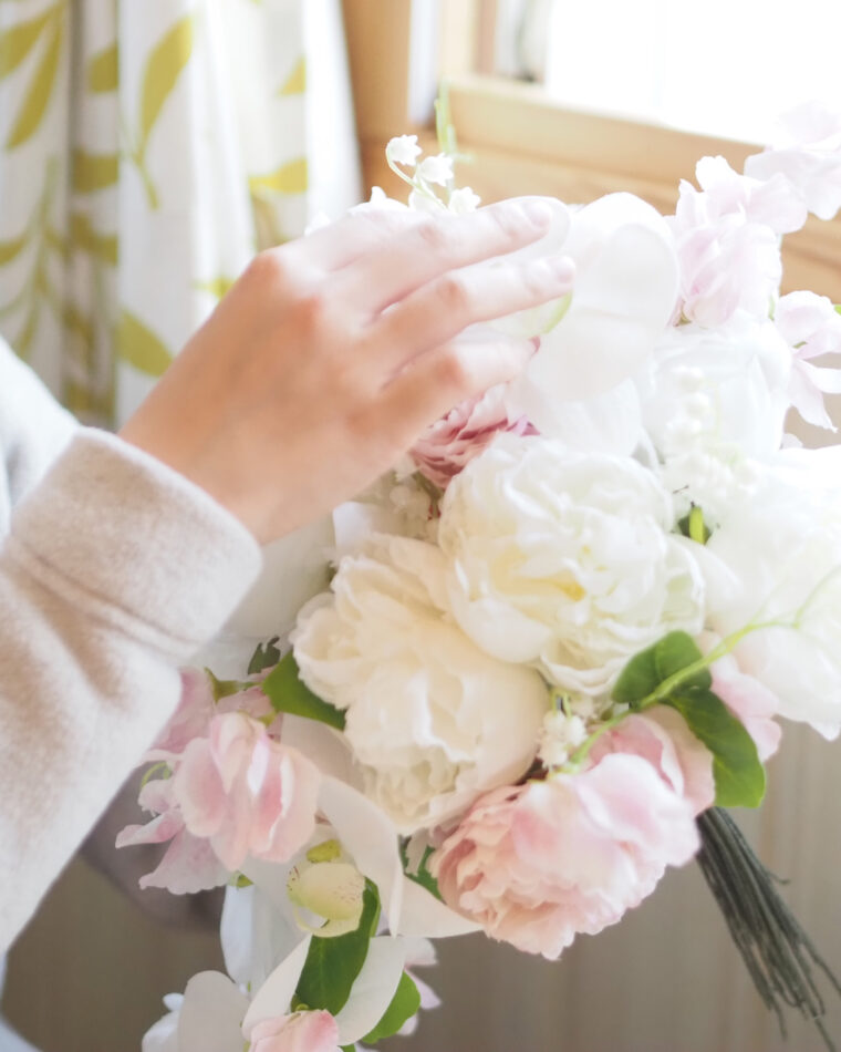 アーティフィシャルフラワー造花ブーケレッスン