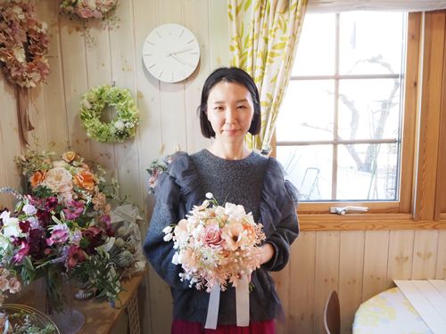 造花ブーケレッスン東京