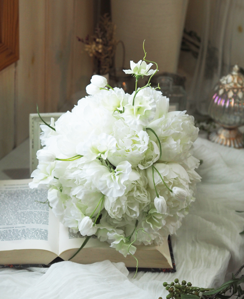 アーティフィシャルフラワー造花ブーケレッスン東京