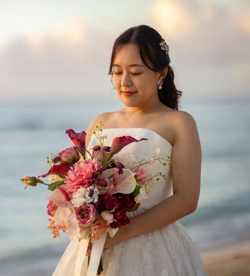 グアムウェディングブーケ